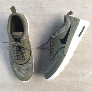Nike Air Max Thea Olive Green Sneakers